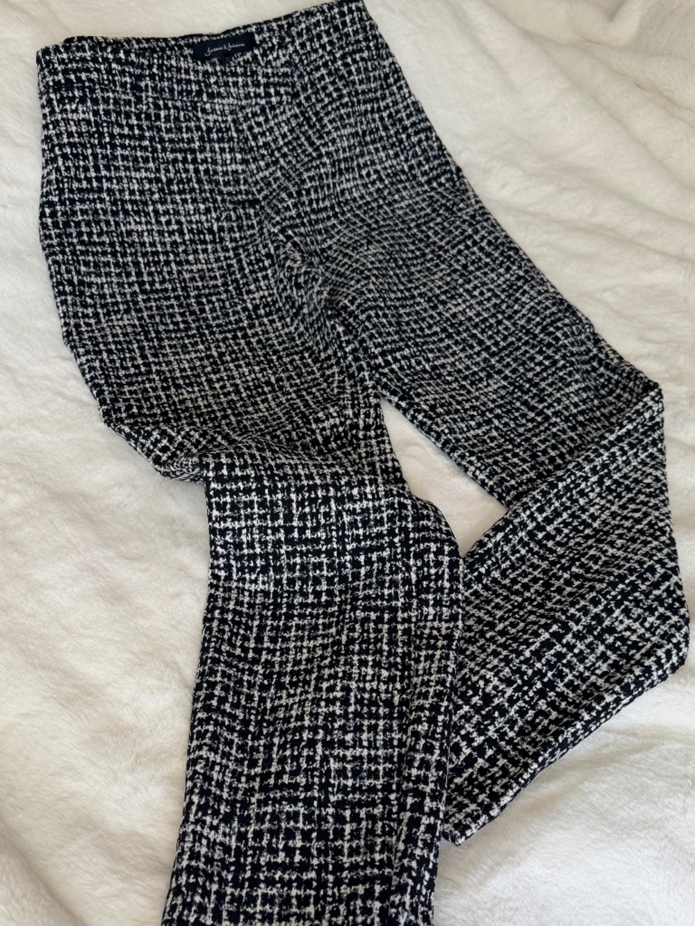 Sophisticated Jasmine & Juliana Printed Stretch Knit Dress Pants Trousers 10